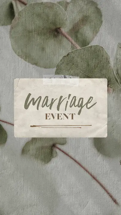 Marriage Event: story