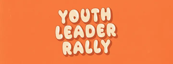 Youth Leader Rally: facebook cover