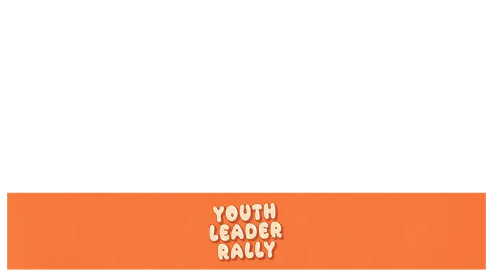 Youth Leader Rally: lower third
