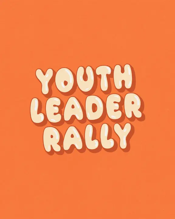 Youth Leader Rally: social post
