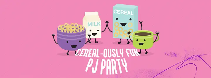 Cereal-ously Fun PJ Party: facebook cover