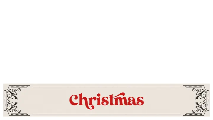 Christmas: lower third