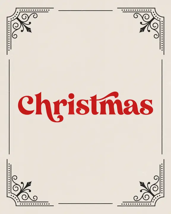 Christmas: social post