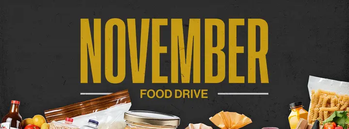 November Food Drive: facebook cover