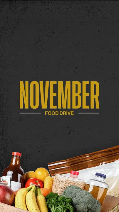 November Food Drive: story