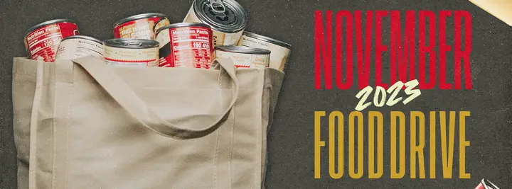 November Food Drive: facebook cover