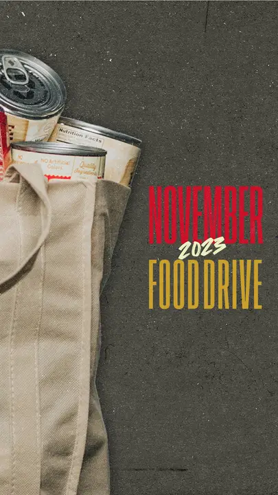 November Food Drive: story