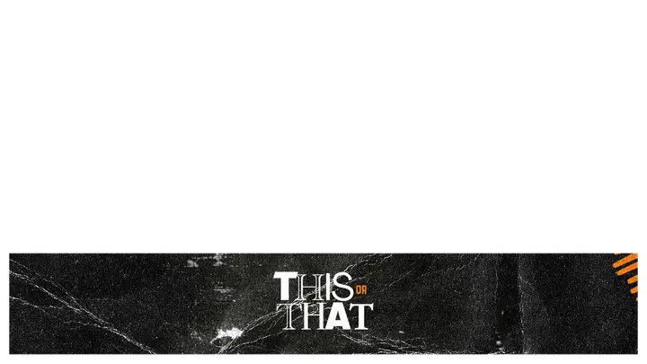 This Or That: lower third
