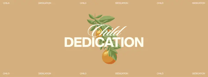 Child Dedication: facebook cover