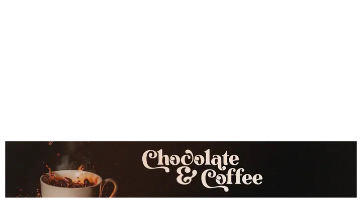 Chocolate And Coffee: lower third