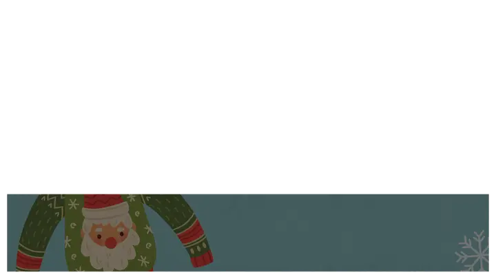 Kids Christmas Party: lower third 2 · blank