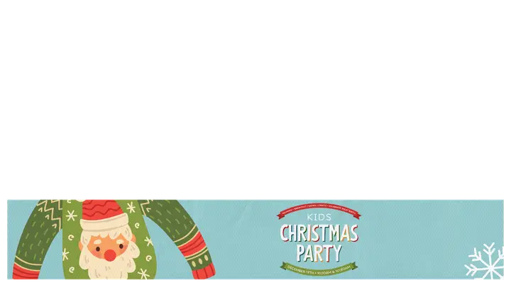 Kids Christmas Party: lower third 2