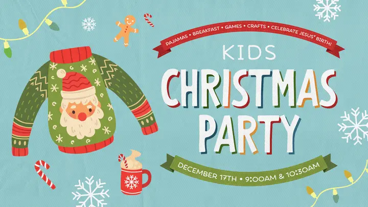 Kids Christmas Party: HD slide