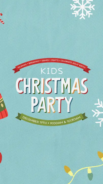 Kids Christmas Party: story