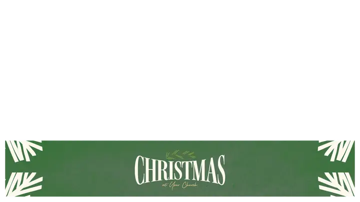 Christmas At Your Church: lower third