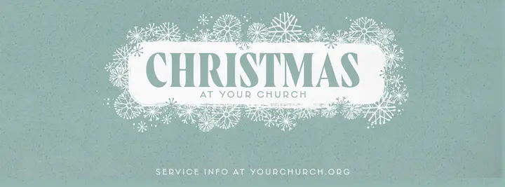 Christmas At Your Church: facebook cover