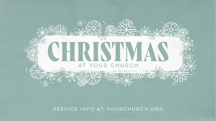 Christmas At Your Church: HD slide