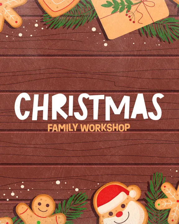 Christmas Family Workshop: social post