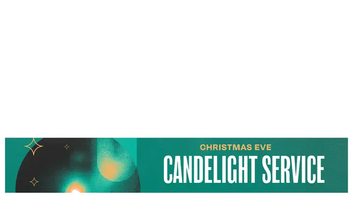 Candlelight Service: lower third 1