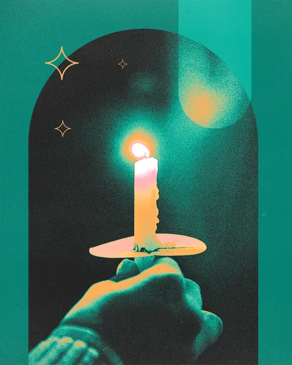 Candlelight Service: social post · blank