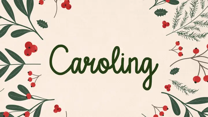 Caroling: 4K slide