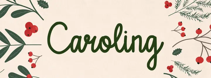 Caroling: facebook cover