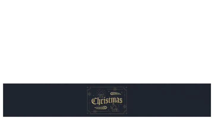 Christmas: lower third