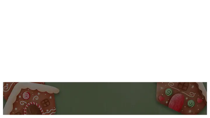 Gingerbread Contest: lower third · blank