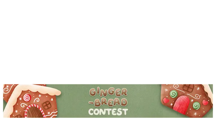 Gingerbread Contest: lower third