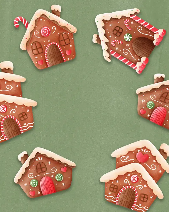 Gingerbread Contest: social post · blank