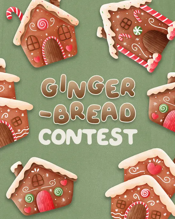 Gingerbread Contest: social post