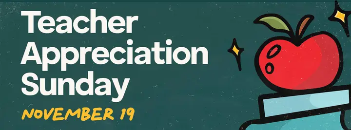 Teacher Appreciation Sunday: facebook cover