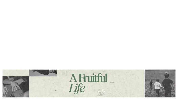 A Fruitful Life: lower third