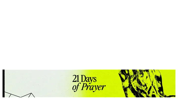 21 Days of Prayer: lower third