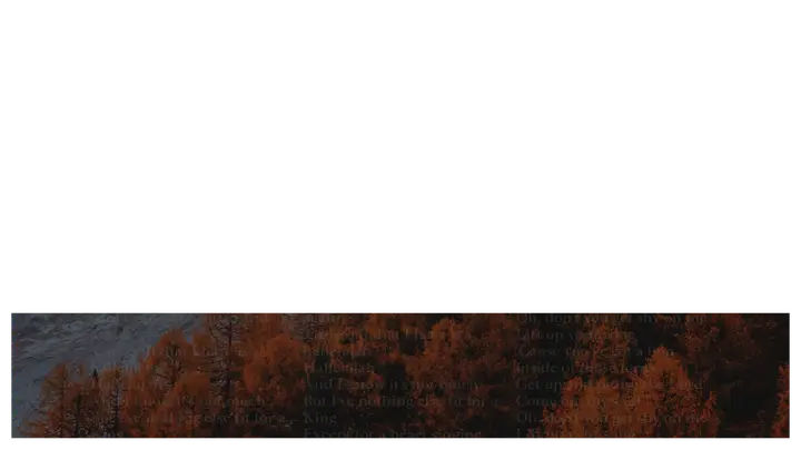 Gratitude: lower third · blank