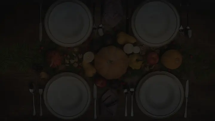 Harvest Dinner: notes slide