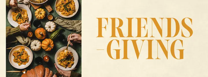 Friendsgiving: facebook cover