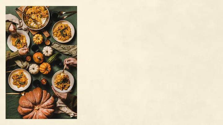 Friendsgiving: HD slide · blank