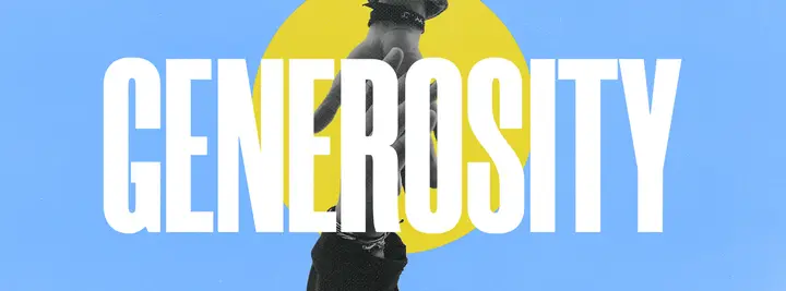 Generosity: facebook cover