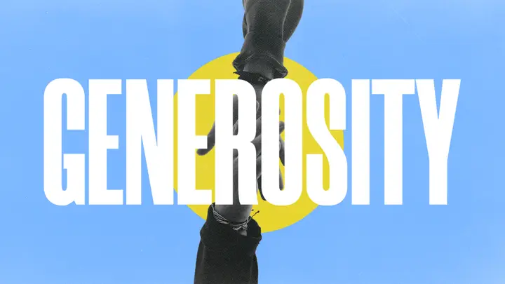 Generosity: title slide