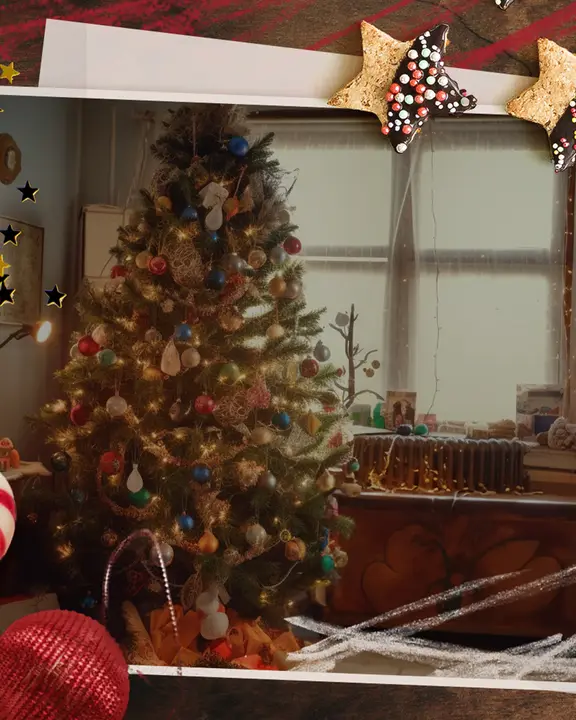 Merry Christmas: social post · blank