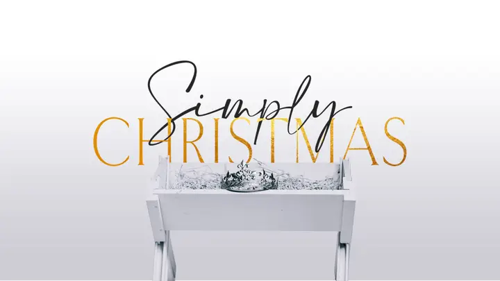 Simply Christmas: title slide