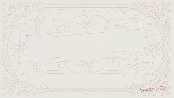 Christmas Eve: notes slide