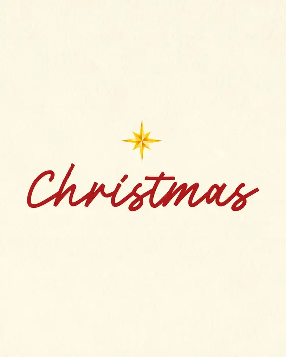 Christmas: social post