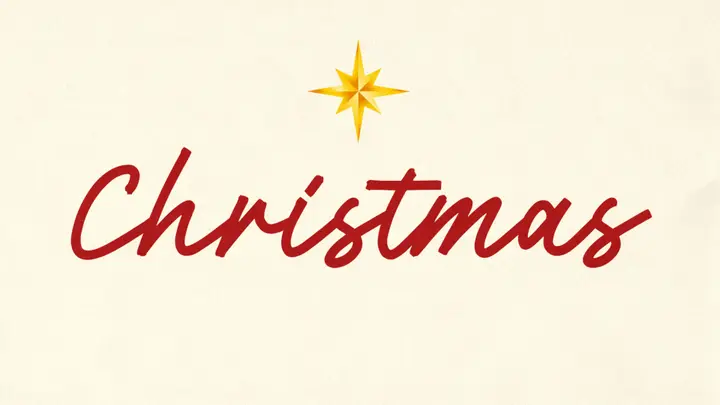 Christmas: title slide