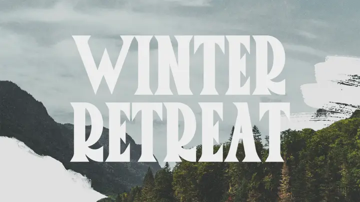 Winter Retreat: title slide