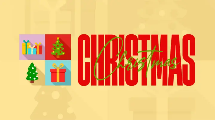Christmas: title slide