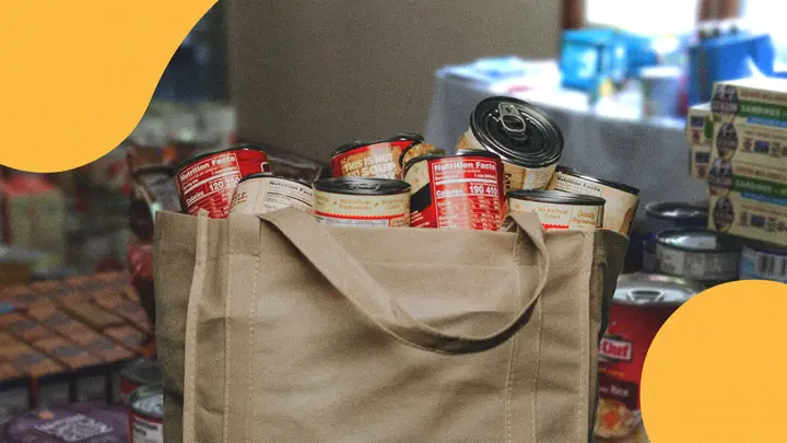 Food Drive: title slide · blank