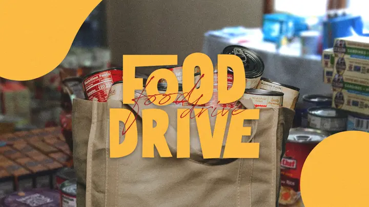 Food Drive: title slide