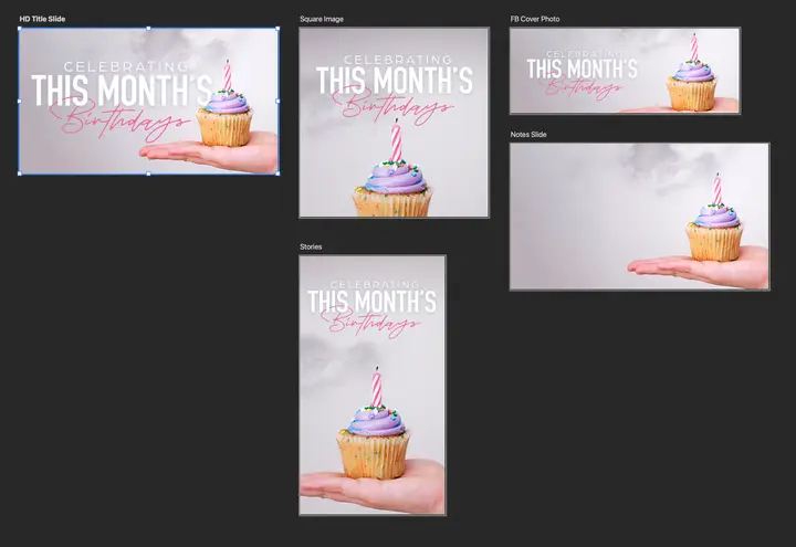 This Month’s Birthdays: preview